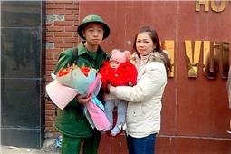 Lời nhắn nhủ của mẹ gửi con trai lên đường nhập ngũ